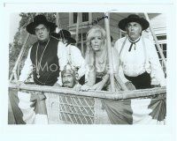3r045 ZERO MOSTEL signed REPRO 7x9.25 still '70s with Kim Novak & others in hot air balloon!
