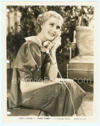 3s022 ANITA LOUISE 8x10 still '35 seated portrait on telephone from Lady Tubbs!