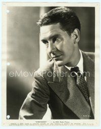 3s061 BURGESS MEREDITH 8x10 still '36 intense close portrait in suit and tie from Winterset!