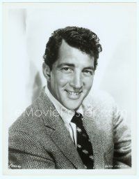 3s092 DEAN MARTIN 8x10 still '50s close smiling portrait in cool jacket and tie!