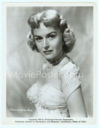3s101 DONNA REED 8x10 still '53 waist-high portrait with serious look on her face!