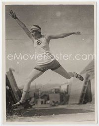 3s103 DOROTHY DEVORE 6.5x8.5 still '25 great portrait in mid-air wearing exercise outfit!