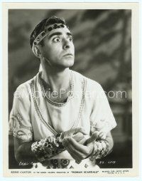 3s111 EDDIE CANTOR 8x10 still '33 great close up in full costume from Roman Scandals!