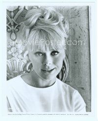3s129 ELKE SOMMER 8x10 still '65 super close smiling head & shoulders portrait of the pretty star!