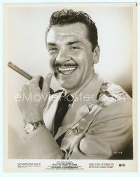 3s134 ERNIE KOVACS 8x10 still '60 close up in uniform with cigar from Wake Me When It's Over!