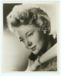 3s173 GLYNIS JOHNS 8x10 still '54 close portrait of the beautiful English actress wearing jewels!