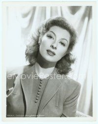 3s179 GREER GARSON 8x10 still '40s great close portrait wearing cool outfit!