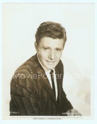 3s186 HARRY GUARDINO 8x10.25 still '57 waist-high portrait in cool striped suit and tie!