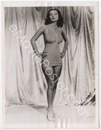 3s191 HAZEL BROOKS 6x8 news photo '43 18 year-old beauty is engaged to 48 year-old Cedric Gibbons!