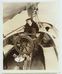 3s215 JAMES CAGNEY candid 8x10 still '38 sailing on his 65-foot schooner Martha!