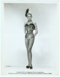 3s234 JANET LEIGH 8x10 still '53 full-length sexy portrait in showgirl outfit from Houdini!