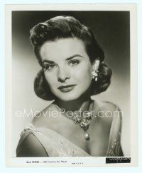 3s250 JEAN PETERS 8.25x10 still '55 head & shoulders portrait of the pretty actress with jewels!