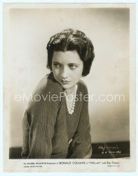 3s301 KAY FRANCIS 8x10 still '32 close portrait looking over her shoulder from Cynara!