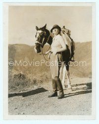 3s321 MARION DAVIES deluxe 8x10 still '30s leading her horse in the hills by Clarence S. Bull!