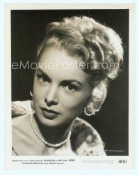3s235 JANET LEIGH 8x10 still '56 great close portrait wearing pearl necklace from Safari!
