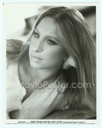 3s044 BARBRA STREISAND 8x10 still '72 great sexy close portrait from What's Up Doc!
