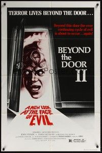 3t074 BEYOND THE DOOR II 1sh '78 Mario Bava's Schock, the cycle of evil is about to occur again!