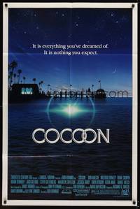 3t185 COCOON 1sh '85 Ron Howard classic, Don Ameche, Wilford Brimley, Tahnee Welch!