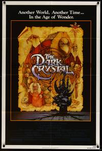 3t216 DARK CRYSTAL 1sh '82 Jim Henson & Frank Oz, Richard Amsel fantasy art!