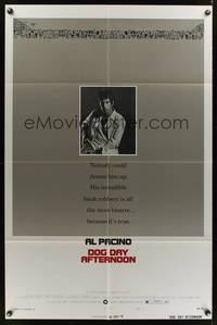 3t246 DOG DAY AFTERNOON style B 1sh '75 Al Pacino, Sidney Lumet bank robbery crime classic!
