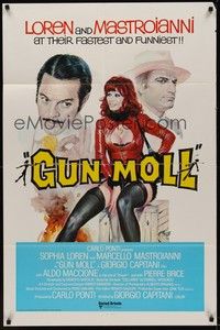 3t408 GUN MOLL int'l 1sh '75 La Pupa Del Gangster, Sophia Loren, Marcello Mastroianni!