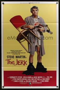 3t478 JERK int'l 1sh '79 wacky Steve Martin is the son of a poor black sharecropper!