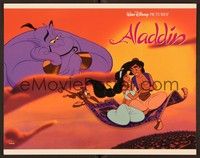 3v119 ALADDIN LC '92 Genie watches Ali, Jasmine & Abu on flying carpet!