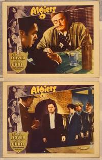 3v545 ALGIERS 2 Other Company LCs '38 Charles Boyer can't leave the Casbah!