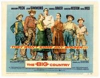 3v008 BIG COUNTRY TC '58 Gregory Peck, Charlton Heston, Jean Simmons, William Wyler classic!