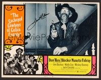 3v072 COCKEYED COWBOYS OF CALICO COUNTY signed LC #1 '70 by Jack Elam, who's wearing wacky glasses!