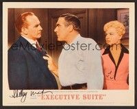 3v076 EXECUTIVE SUITE signed LC #5 R62 by Shelley Winters, who's w/Paul Douglas & Fredric March!