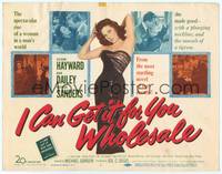 3v028 I CAN GET IT FOR YOU WHOLESALE TC '51 sexy Susan Hayward made good with a plunging neckline!