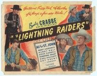 3v033 LIGHTNING RAIDERS TC '45 Buster Crabbe King of the Wild West, Fuzzy St. John