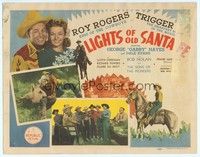 3v034 LIGHTS OF OLD SANTA FE TC '44 Roy Rogers, Dale Evans, Trigger, Sons of the Pioneers!