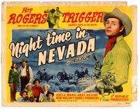 3v040 NIGHT TIME IN NEVADA TC '48 Roy Rogers, Trigger, Bob Nolan & Sons of the Pioneers!