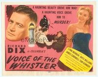 3v058 VOICE OF THE WHISTLER TC '45 Richard Dix & Lynn Merrick are on a honeymoon for murder!