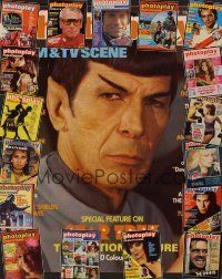 3w032 LOT OF 18 ENGLISH PHOTOPLAY MAGAZINES lot '79 - '80 Eastwood, Star Trek, Empire Strikes Back