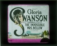 3w163 IMPOSSIBLE MRS. BELLEW glass slide '22 Gloria Swanson ruins her life to save her husband!
