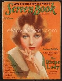 3w070 SCREEN BOOK magazine February 1929 Corinne Griffith from The Divine Lady by John Clarke!