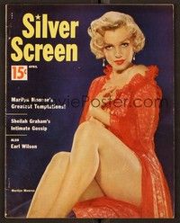 3w102 SILVER SCREEN magazine April 1954 full-length sexiest Marilyn Monroe from River of No Return