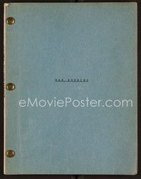 3w123 MAN RUNNING revised draft script May 1962, screenplay by Hume Cronyn and Millard Lampell