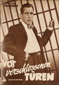 3w212 KNOCK ON ANY DOOR German program '54 Humphrey Bogart, John Derek, Nicholas Ray, different!