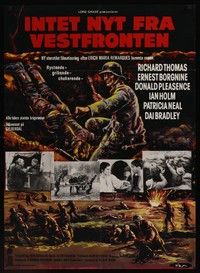 3x444 ALL QUIET ON THE WESTERN FRONT TV Danish '79 Richard Thomas, Wenzel art!