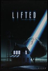 3y291 LIFTED signed special poster '06 by Gary Rydstrom, Walt Disney/Pixar short, cool image!