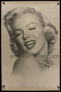3y577 MARILYN MONROE Scottish commercial poster '77 great close-up photo!