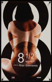 3y462 8 1/2 WOMEN mini poster '99 Peter Greenaway directed, all men thinks of sex every 9 minutes!