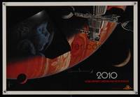 3y461 2010 teaser special poster '84 Mead art from sci-fi sequel to 2001: A Space Odyssey!