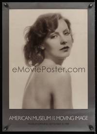3y340 AMERICAN MUSEUM OF THE MOVING IMAGE special poster '88 sexy image of Greta Garbo!
