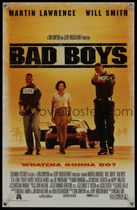 3y473 BAD BOYS special poster '95 Will Smith, Martin Lawrence, Tea Leoni!