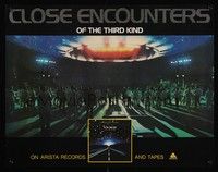 3y351 CLOSE ENCOUNTERS OF THE THIRD KIND special 18x23 '77 great image, movie soundtrack!